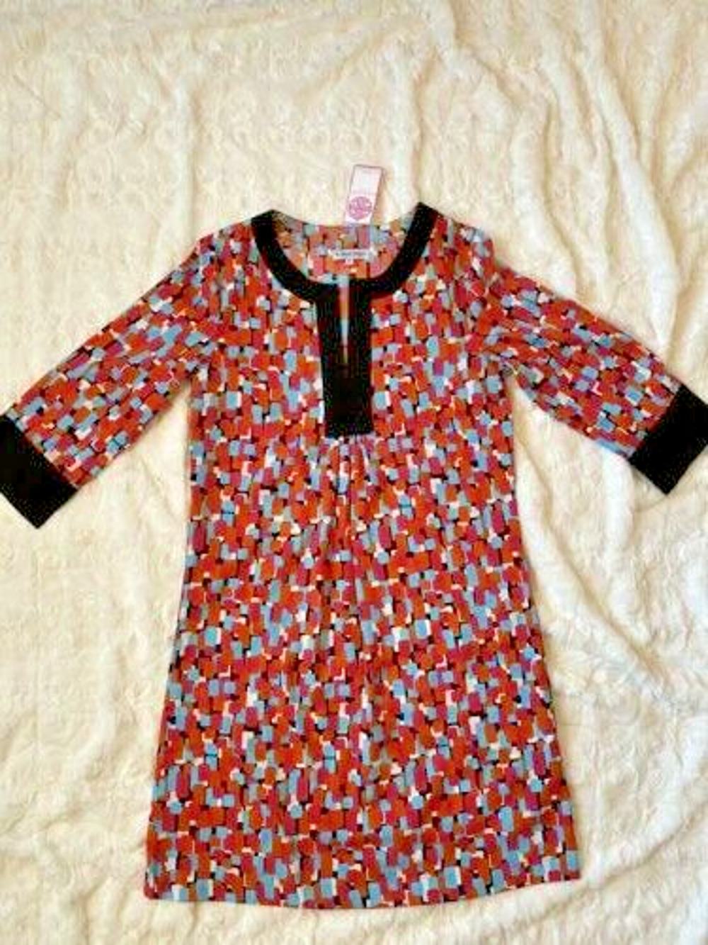 Buckhead Betties dress Women Blue Orange Pink Casual Tunic S